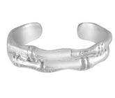 Bague d’Orteil Bamboo (argent véritable)